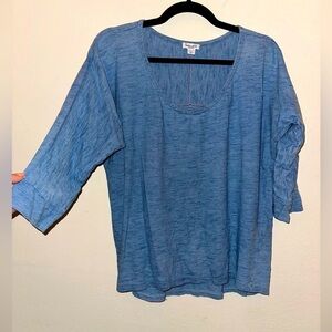 Splendid women’s blue casual cotton top M
